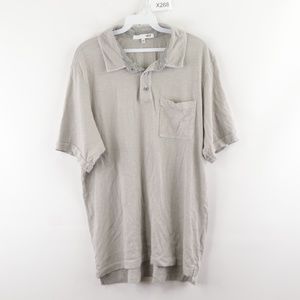 NSF Clothing Mens XL Polo Golfing Shirt Gray